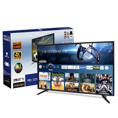 CHINA OEM LED LCD Smart TV 32 40 43 50 55 polegadas Lightweight Slim 4K Ultra HD Smart TV fornecedor