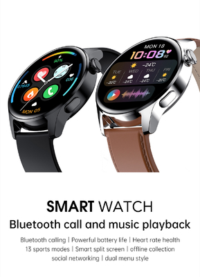 CHINA Punho esperto do silicone do jogador de música do bracelete 260mAh da chamada de IP67 Bluetooth fornecedor